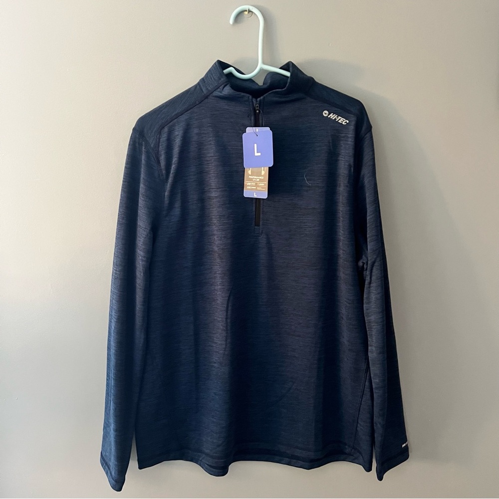 Hi-Tec Performance Quarterzip Blue